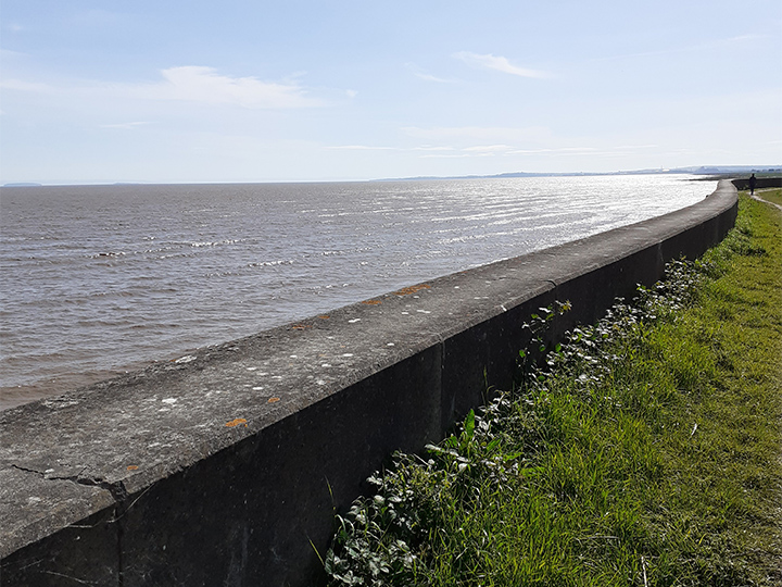 Peterstone Sea and Sea Wall